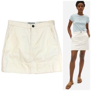 Everlane Canvas Stamp Skirt